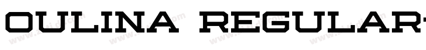 Oulina Regular字体转换 Oulina Regular字体转换